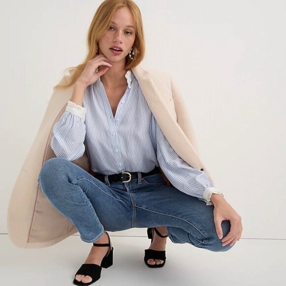 J. Crew Denim Toothpick Skinny Ankle Jeans Basic Casual Preppy Minimalist 28 - Picture 10 of 10